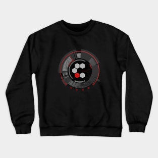 Arc HUD Hex - Red Crewneck Sweatshirt